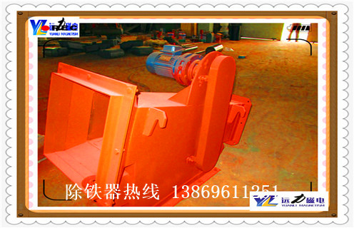 管道式粉料永磁除鐵器，廣東管道式粉料永磁除鐵器價格_遠(yuǎn)力廣東管道式粉料永磁除鐵器12000高斯_可定制工作原理_安裝示意圖